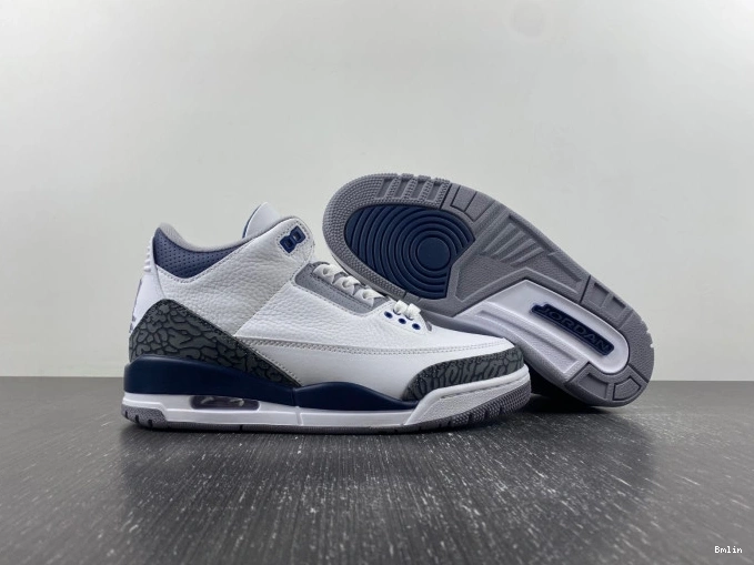 Bmlin Shoes 3 CT8532-140 Navy Air Midnight Jordan 0826